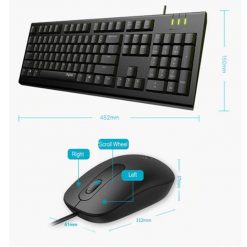 کیبورد و ماوس رپو RAPOO X120 PRO (با سیم)